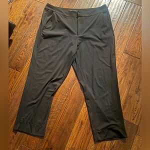 Ryan Wylde Black Cropped Trouser Pants